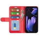 Классический чехол-книжка Deexe Wallet Style для Google Pixel 9a - Red - изображение 2