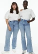 Жіночі високі джинси Bootcut H&M (58010) W36 - зображення 4