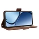 Чехол-книжка с кармашками Deexe Wallet Stand для Realme C63 / C61 / Note 60x - Brown - изображение 3