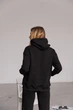 Стильный худи для беременных и кормящих мам тринитка Chelm L-XL (46-48) Lullababe Черный - изображение 4