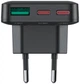 Мережевий зарядний пристрій Acefast A100 PD65W GaN 2C+A ultra-thin Charger Black (6974316283492) - зображення 4