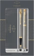 Zestaw Parker IM Brushed Metal GT Długopis + Długopis Rollerball Czarne (3026980932176) - obraz 1