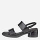 Sandały damskie na słupku skórzane Ecco Sculpted Sandal LX 35 22276301001 37 Czarne (194891503600) - obraz 1