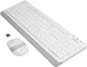 Комплект беспроводной A4Tech FG1010 Wireless White/Grey (4711421943581) - изображение 3