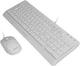 Комплект проводной A4Tech Fstyler F1512 USB White (4711421958004) - изображение 5
