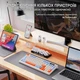 Набор Беспроводная игровая клавиатура FREEWOLF M96 + МЫШКА, джойстик Bluetooth, 2.4G, RGB LED подсветка с экраном, PBT клавиатура, 3000 мАч, раскладка QWERTY США - Coffee - изображение 6