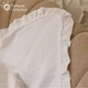 Изысканная муслиновая крыжма с рюшей для крещения ребенка Мамине Сонечко Минималистичная размер 80*80 см муслин белый (арт. 3124827-А) - изображение 3