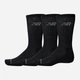 Набор мужских носков высоких New Balance Prfm Basic Crew LAS51423BK 43-46 3 пары Черный (197968528360) - изображение 1