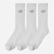 Набор мужских носков высоких New Balance Prfm Basic Crew LAS51423WT 43-46 3 пары Белый (197968528445) - изображение 2