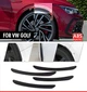 Расширители колесных арок для Volkswagen Golf 7/E-Golf 2012-2020, черные, 4 шт V2 - изображение 4