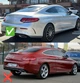 Дифузор заднього бампера з насадками Black Coupe для Mercedes C-class W205 2014-2021 (дизайн AMG63) - зображення 3