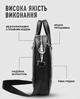 Мужская кожаная сумка для ноутбука и документов 39x28x7 / деловой портфель для работы, черный - изображение 8