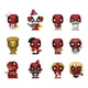 Фигурка Funko Bitty Pop — Дэдпул (Deadpool) — 2,5 см в ассортименте - изображение 3