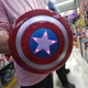Игрушечный Щит Капитана Америка + свет звук (32см) - изображение 3