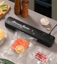 Вакууматор Vacuum Sealer бытовой вакуумный упаковщик продуктов Черный - изображение 6