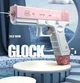 Дитячий Водяний пістолет Glock. Рожевий автоматичний водяний пістолет + 2 обойми - зображення 2
