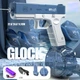 Водяной пистолет электрический Glock с аккумулятором и контейнером для воды, 21 см, детский водяной пистолет - изображение 2