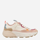 Sneakersy damskie Jeep JL51513A-080 41 27.5 cm Beżowy/Różowy (8052597155993) - obraz 1