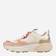 Sneakersy damskie Jeep JL51513A-080 40 26.9 cm Beżowy/Różowy (8052597155986) - obraz 3