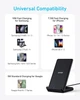Бездротова зарядна підставка Anker 313 Wireless Charging Stand Qi 10W Black - зображення 3
