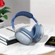 Беспроводные накладные наушники HOCO W55 Pleasing до 90 часов автономной работы, Bluetooth 5.4, AUX и TF-карт Blue - изображение 2