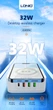 Бездротовий зарядний пристрій Ldnio AW004 3 USB/ Type-C QC PD 32W white - зображення 4