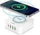 Бездротовий зарядний пристрій Ldnio AW004 3 USB/ Type-C QC PD 32W white - зображення 5