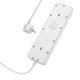 Сетевое зарядное устройство удлинитель Hoco AC14A 3 USB/ Type-C PD 30W 5 розеток 1m Black - изображение 2