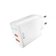 Зарядное устройство Premium качество Yoki Led Series YK-33PD3.0, QC3,0, PPS 33W Max) Auto-ID USB-A: (QC2.0/3.0, AFC, FCP 18W Max) White - изображение 3