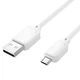 Дата кабель Hoco X113 Beneficio USB to MicroUSB (1m) White - зображення 2