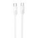 Дата кабель Hoco X114 Energy Type-C to Type-C 60W (1m) White - изображение 1