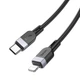 Дата кабель Hoco X109 Energy silicone Type-C to Lightning (1m) Black - зображення 4