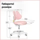 Комплект парта Evo-Kids TH-330 Pink + кресло Evo-kids Mio Lite KP розовый (TH-330 W/PN + Y-208 KP) - изображение 13
