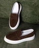 Мужские лоферы из натуральной замши Legessy JERSEY COFFEE 44 - изображение 1