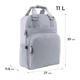 Рюкзак GoPack Education Teens 39x27x11.8 см 11 л Бежевий (GO25-179M-2) - зображення 2