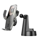 Автомобільний утримувач із бездротовою зарядкою HOCO Traveler infrared RGB (center console) HW27 |15W| Чорний - зображення 4