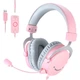 Игровые наушники Fifine H9P 7.1 Pink [127925] - изображение 1