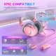 Игровые наушники Fifine H9P 7.1 Pink [127925] - изображение 7