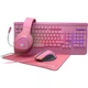 Комплект (клавиатура + мышь + наушники + коврик) GamePro GS1863 Pink [114352] - изображение 3