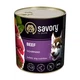 Влажный корм Savory для взрослых собак всех пород, с говядиной, 800 г - изображение 1
