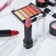 Набір декоративної косметики в алюмінієвому кейсі із дзеркалом Makeup set MC1488 Сріблястий - зображення 4