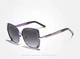 Женские поляризационные солнцезащитные очки KINGSEVEN N7011 Purple - изображение 3