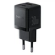 Быстрое зарядное комплект с кабелем Baseus Palm Fast Charger C+U 30W EU Cluster Black - изображение 2