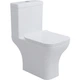 Унітаз-компакт Primera Basic 3590020 обідковий з кришкою soft-close, білий глянець - зображення 1