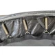 Батут з сіткою та драбинкою 252 см Atleto Black - изображение 9