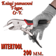 Клещи зажимные Intertool 200 мм T-образные (UT-5207) - изображение 1