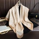 Жіноча хустка бандана шарф пов'язка на шию сумку голову Honey Fashion Accessories світло-бежевий (12-309) - изображение 1