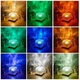 Настольный светильник RGB с проекцией волны · Светодиодный USB ночник Эффект Воды с пультом ДУ 52416/98 - изображение 4