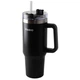 Термокухоль з ручкою та соломинкою MAGIO MG-1087 1200 мл black - зображення 1
