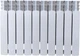 Радиатор биметаллический ITERO 500/96 10 секций (1.4 кг секция) - изображение 2